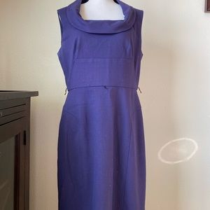 Flattering blue dress